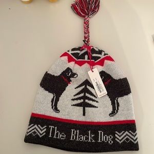 The Black Dog Kids Double Dog Ski Cap (NWT)